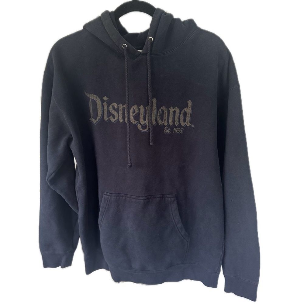 Disneyland Unisex Sun Faded Kangaroo Pockets Hoodie Sweatshirt Large